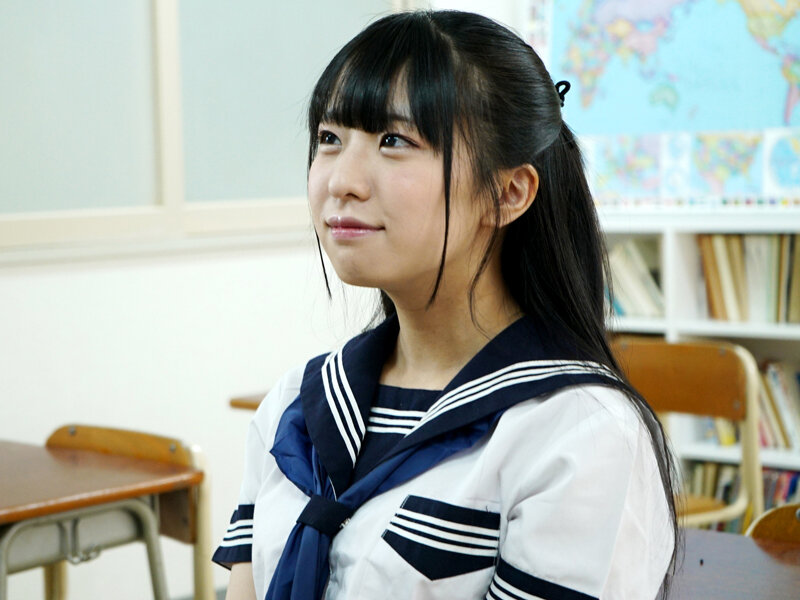 変顔で学級崩壊！清純J系の顔面崩壊絶頂アクメ！ 真宮しおり サンプル 1