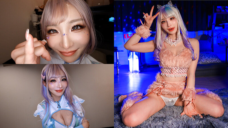 ファンを虜にしちゃうGALコスプレイヤー秘密のオフパコ枕営業！中出しされても腰を振り続ける淫乱SEX！ サンプル 12