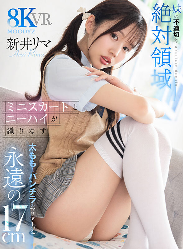 【VR】妹の不適切な絶対領域 ミニスカートとニーハイが織りなす永遠の17cm 太ももとパンチラのマリアージュ 新井リマ サンプル 1