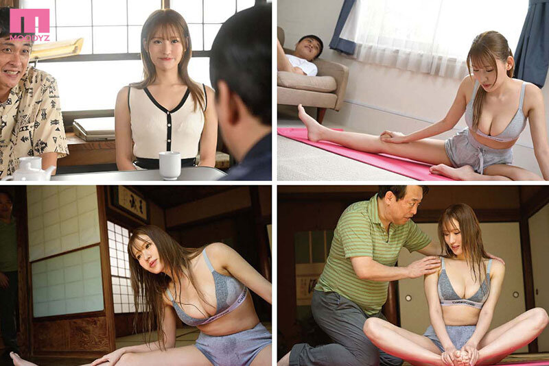 無防備なスポブラ姿で筋トレする息子の嫁の健康美ボディに我慢できず、濃厚唾液オヤジがねっとり舐め尽くし体液まみれ汗だく性交 三咲まゆ サンプル 1
