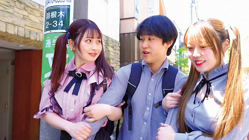 「乳首責めるのだ～いしゅき」ビンカン乳首M男が大好物のぴえん女子たちがオトコを捕獲して甘サドW乳首責め サンプル 16