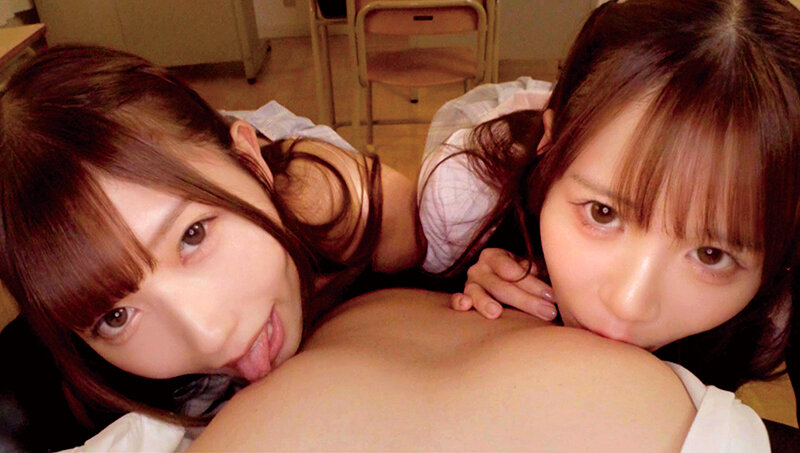 小悪魔教え子2人に放課後ホテルに連れ込まれ…。どちらと付き合うか答えるまで、上下のクチでむさぼり奪い合い搾精させられた教育実習生のボク。 サンプル 6