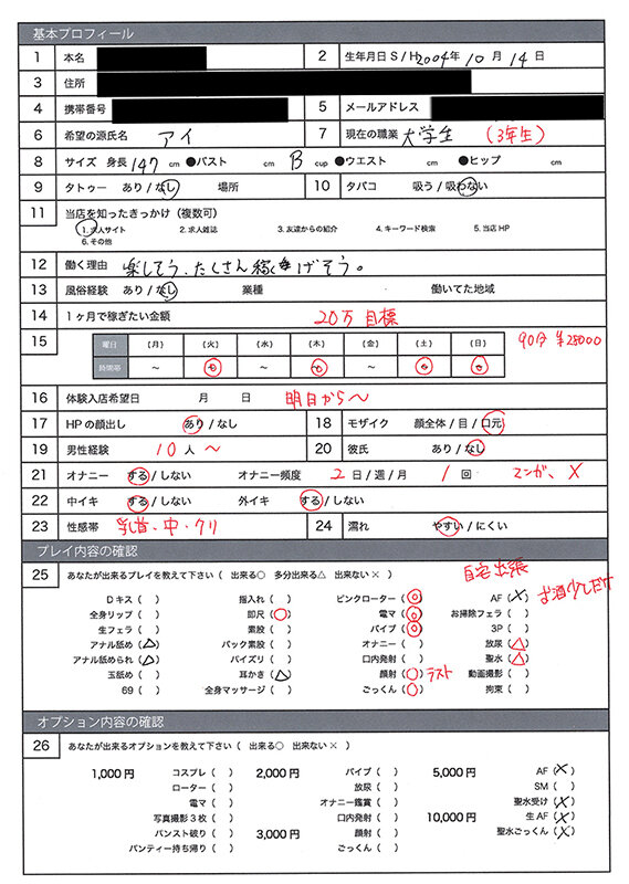 風俗面接SEX盗撮 本番推奨風俗店の面接→SEX体験講習パーフェクト流出！！ ＃004 面接シロウト 4名255分 サンプル 5