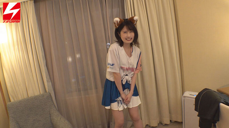 あの、プロ野球中継カメラに抜かれたガチ日●ハ●ファン美少女がAV出演！ 球場に行けば80％の確率で抜かれるという美巨乳Gカップ少女が自前のきつねコスダンス衣装着て乳揺れ抜き抜き中出しエッチ サンプル 4