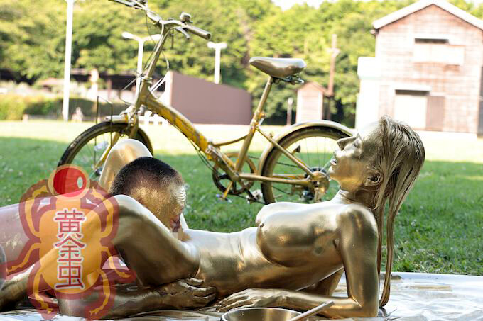 金粉サイクリング美女 桃瀬くるみ サンプル 3