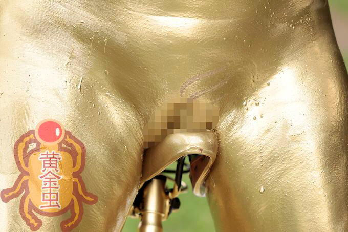 金粉サイクリング美女 桃瀬くるみ サンプル 8