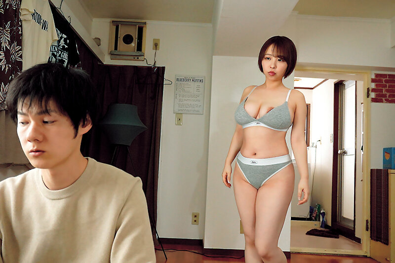 ボーイッシュ女友達が連日ほろ酔いで僕の激狭ワンルームに泊まりに来ては隠れ巨乳を無防備にポロリ＆むにむに密着させるせいで完全に異性として意識したのにオナニーもできない生殺し地獄でムラムラ抑えきれず一晩中何度もナマ中出しハメしまくった 宍戸里帆 サンプル 7