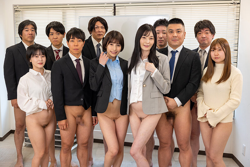 下半身露出が当たり前になった世界 パンツもスカートも無くなった世界では性器もファッション！綺麗な濡れマ●コは美女、常に勃起チ●ポはイケメンの新価値観！ サンプル 19