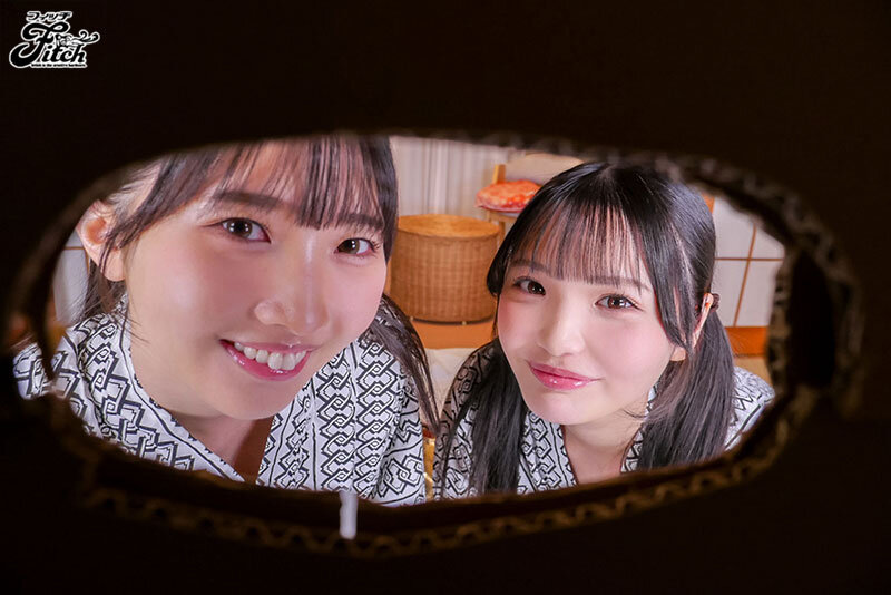 【VR】【Fitch高画質8K肉感VR】修学旅行で覗きがバレて…W小悪魔J 系の逆夜●い密着3P 巴ひかり 佐藤愛瑠 サンプル 5