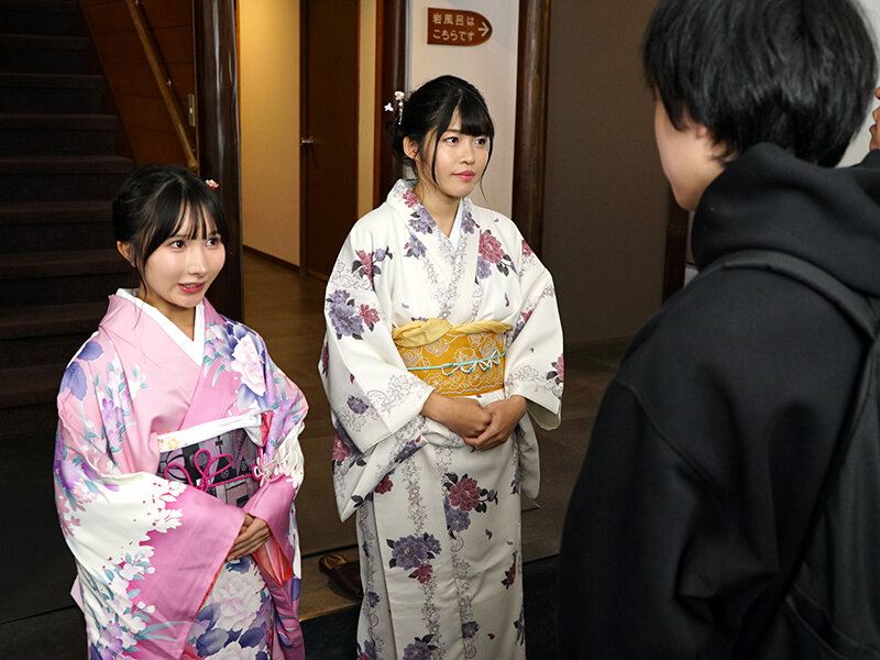 潰れかかった温泉旅館の姉妹女将は持ち前のスキルを活かしたエロすぎる接客で経営を立て直す！ 八森わか菜/由良かな サンプル 1