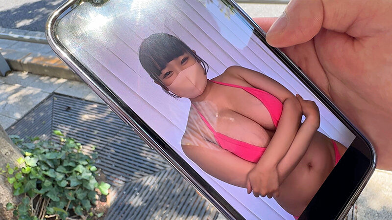 【顔出しNG】規格外Hカップ爆乳黒髪清楚系お姉さん マスクでAV出演 サンプル 2