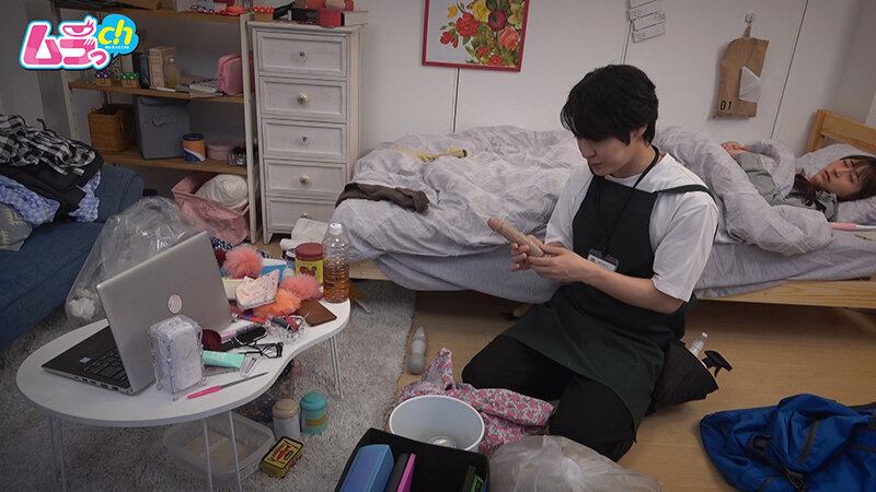 ニンゲン観察 頑張る自分のご褒美に頼んだ家事代行で、部屋だけでなくマ●コもスッキリ！笑顔の可愛～いイケメンのスペシャル巨根性処理サービス サンプル 1