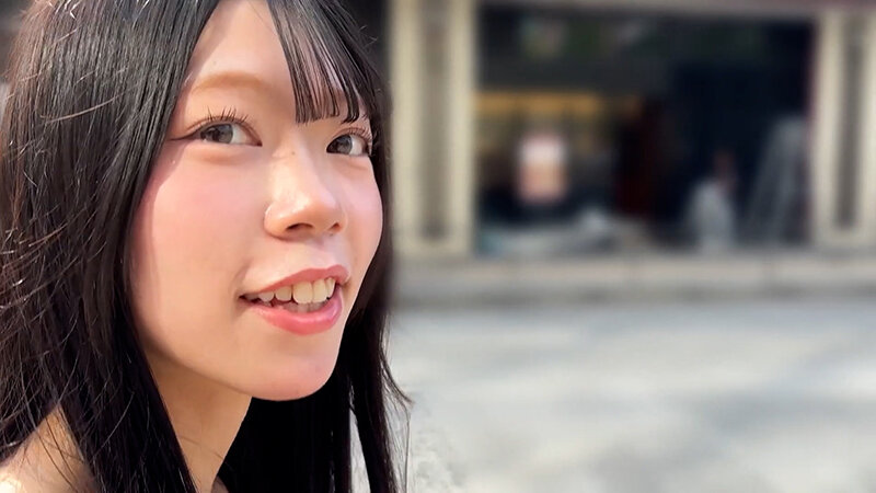 お目目ぱっちり黒髪ギャルがM男に濃厚鼻フェラ サンプル 2