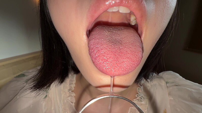 【個人撮影】大園明歩の舌ブラシで「汚舌苔」採取 サンプル 16