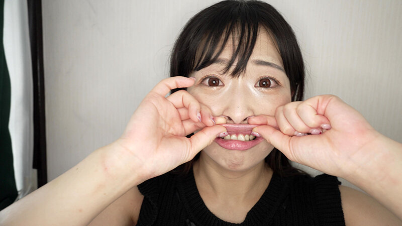 【個人撮影】原美織の唾液ダラダラ口臭チェック！ サンプル 9