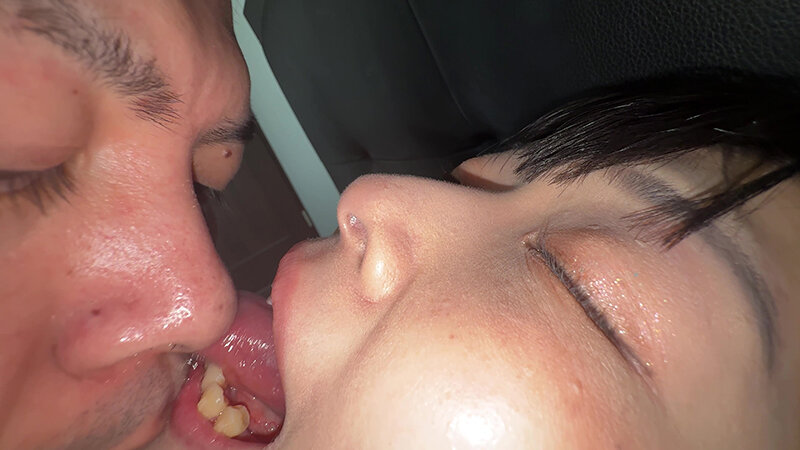 【個人撮影】原美織のディープキス＆鼻フェラ サンプル 13