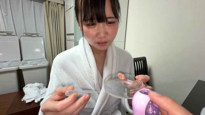 【個人撮影】閲覧注意！ゆうきすずの唾液を加湿器で噴霧してみた！ サンプル 1