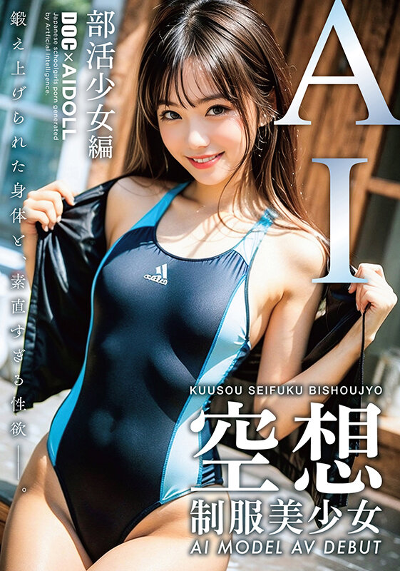 空想制服美少女 AI MODEL AV DEBUT 部活少女編 サンプル 1