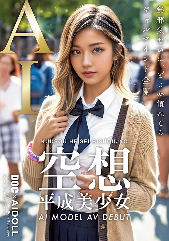 空想平成美少女 AI MODEL AV DEBUT サンプル 1