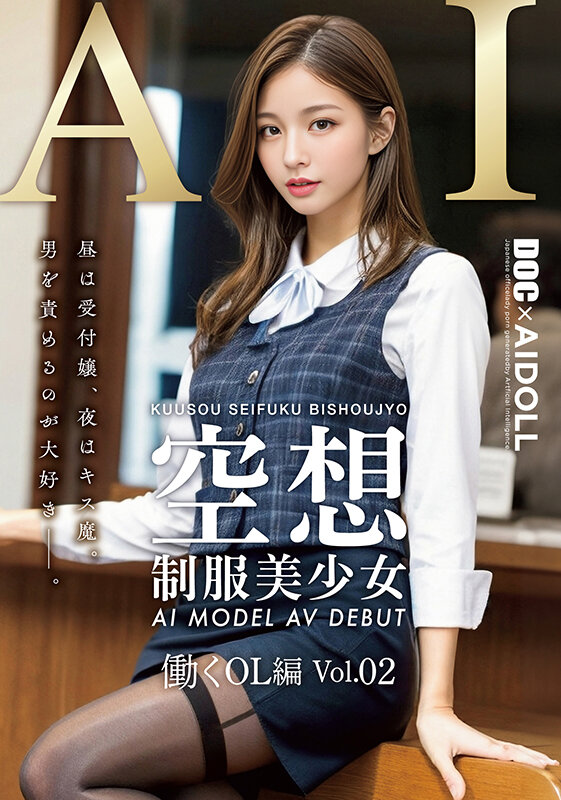 空想制服美少女 AI MODEL AV DEBUT 働くOL編 Vol.02 サンプル 1