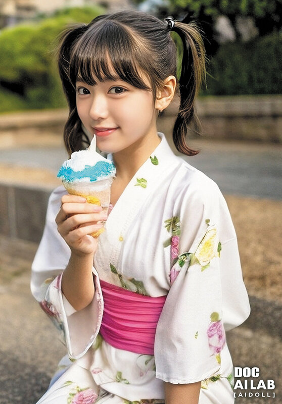 空想夏祭美少女 AI MODEL AV DEBUT サンプル 17