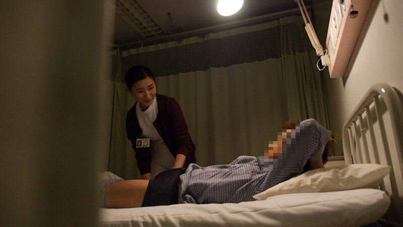 白衣の天使が夜の巡回！患者の身体をやさしく摩り「だいぶ、溜まってるんですか？」 サンプル 2