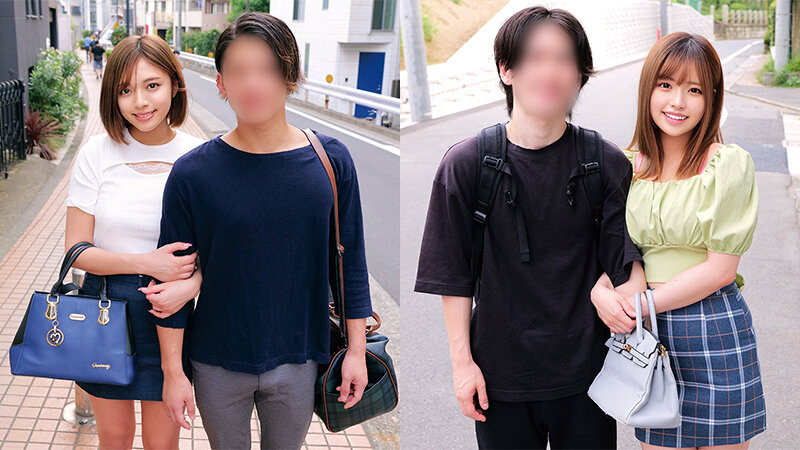 田舎からやって来た修学旅行生に東京観光ごっくんデート 精子を口に入れたままドキドキ散歩 周りに気づかれないようにごっくん かのんちゃん＆まどかちゃん ラブラブカップル同士が互いのパートナーを交換するスワッピングゲームに挑戦！！相手の彼女＆彼氏をより多く… サンプル 8