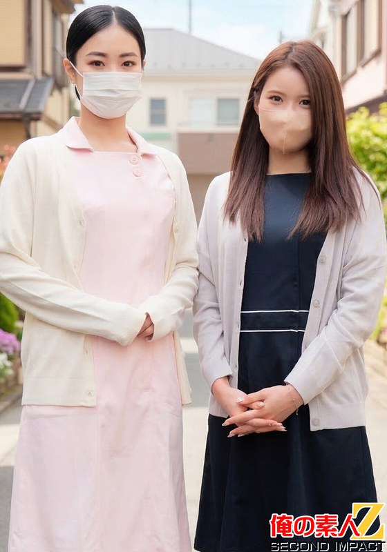 ガチ歯科衛生士さんプライベートお口セックス しのさん（22）とみなさん（23）