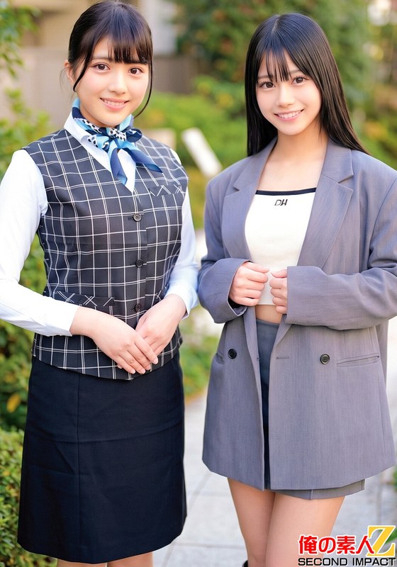 仕事の合間に生筆おろしセックス 銀行員はすみさん（25）とアパレル店員ひまりさん（22）