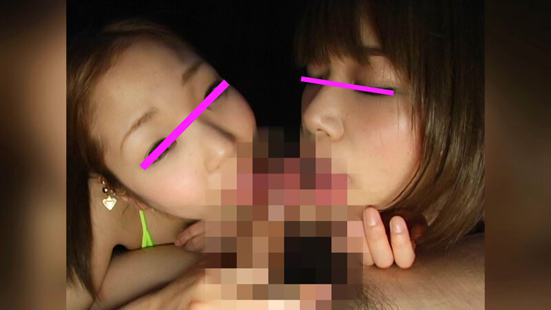 レズキス＆Wフェラ えげつないフェラチオでイカされる！ サンプル 7