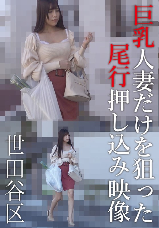 巨乳人妻だけを狙った尾行押し込み映像 世田谷区