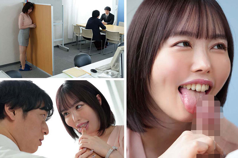 女上司（ワタシ）のフェラ彼女のよりすっごいよ？～彼女がいる部下に追撃フェラチオ！上下のおクチで中出し搾精ドスケベ顔面マ○コOL～ 小栗操 サンプル 1