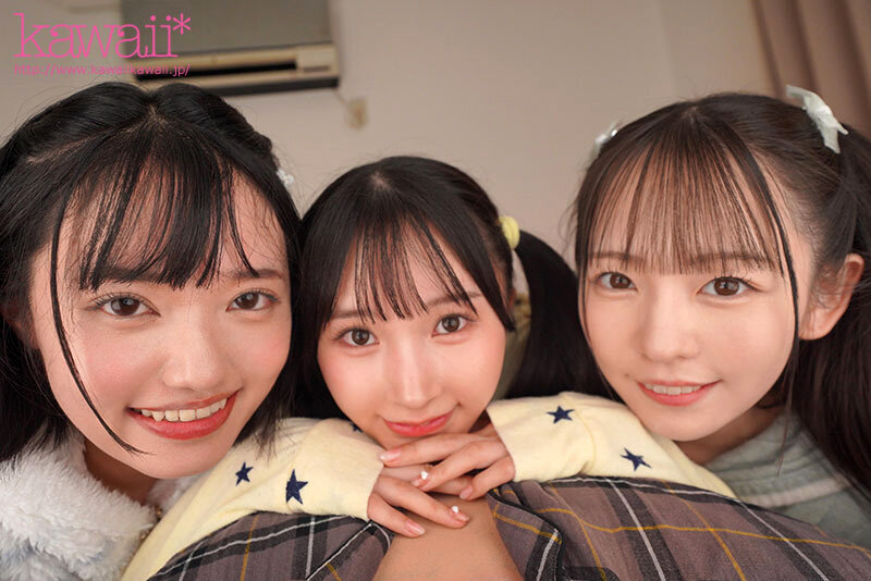 【VR】顔面特化×ベロキス×ハーレム痴女っ娘（こ） 顔面優勝すぎる姪っ子3姉妹の幼つるまんにありったけの精子ドピュッドピュッドピュッ 西元めいさ 八坂凪 由良かな サンプル 5