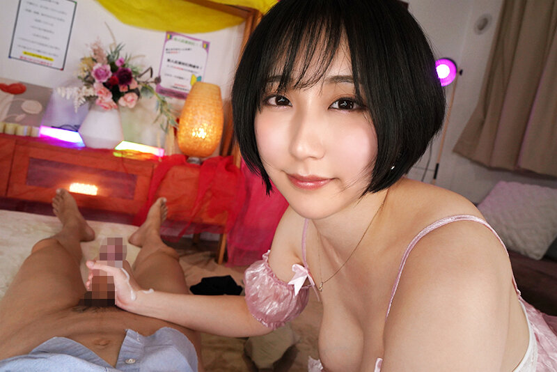 【VR】ドスケベGカップ美女が脳が悲鳴を上げるまで発射無制限でザーメン搾取！密着おっぱいプレイで精液カラっぽ骨抜き連射で終始甘えさせてくれる甘味系痴女風俗 糸井瑠花【8K】 サンプル 5