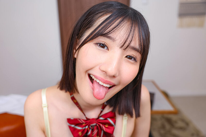 【VR】カワイすぎるJ系からだいしゅきホールドベロチュウ中出しをせがまれるモテモテの僕 青葉はる【8K】 サンプル 6