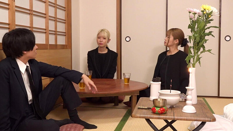 葬式で久々に会った金髪喪服姉妹にムラついた僕 サンプル 1