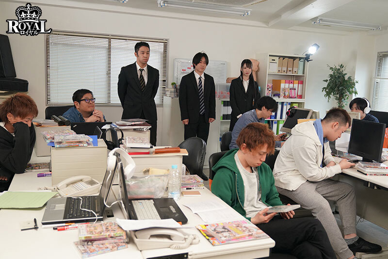 AV制作会社のADなら肉便器になっても当然だろww 無理矢理、性処理係任命！行列の出来る鬼中出し追撃プレス 月野江すい サンプル 1