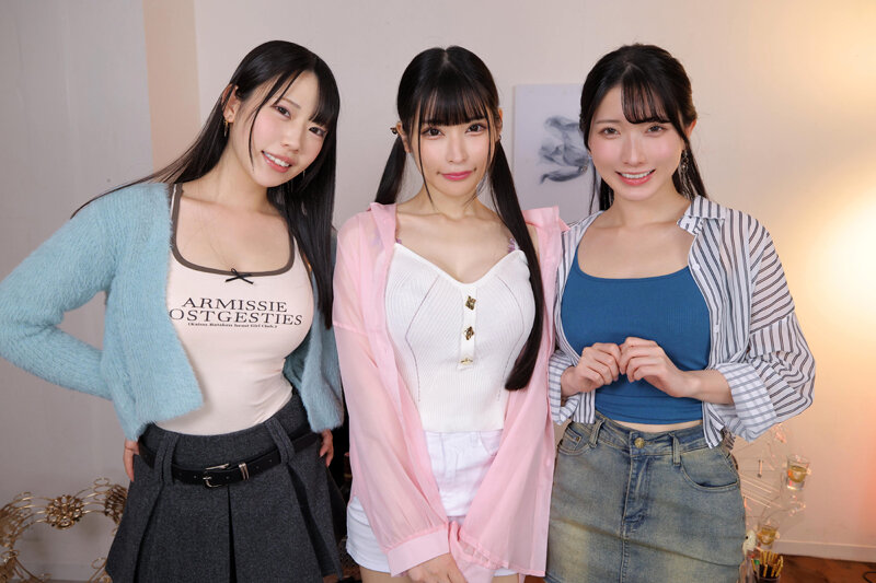【VR】超絶おっぱい空間 ハーレムパコパコなまSEX 桜ゆの 胡桃さくら 宮西ひかる サンプル 8