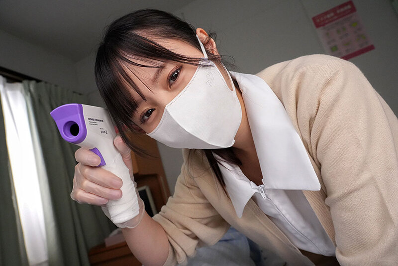 【VR】唾ぐちょチュウとしゅきしゅき連呼で患者のボクを求愛する可愛いナースのお仕事 松井日奈子 サンプル 5