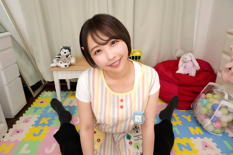 【VR】もちパイ保育士さんに甘えたい！バブ返りで大人の僕が全てを許してもらえて心身共に堕落できる超甘やかし保育園 宍戸里帆 サンプル 5