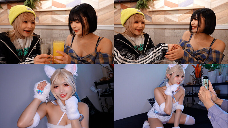 淫乱美少女レイヤーのオフパコ中出し撮影会に潜入！性欲剥き出しチ○ポ中毒 サンプル 1