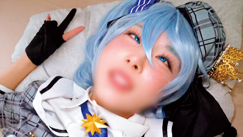 コスさぽ。ヲタオヂ中出しブッカケ乱交パイパンGcup天然オナホレイヤーyuikaをねちねちコスハメでアへ顔！オホ声！イキ潮噴射！ゴム無しピストン1000連発！ サンプル 3