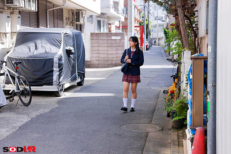 【VR】【8K】大人しくて清純な女子●生をストーキング追跡。自宅に押し入って何度も中出しレ×プ サンプル 7