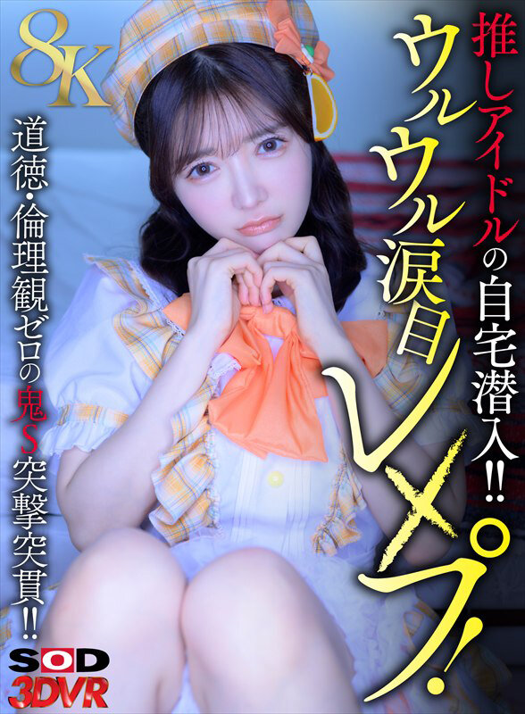 【VR】【8K】推しアイドルの自宅潜入！！ウルウル涙目レ×プ！道徳・倫理観ゼロの鬼S突撃突貫！！ サンプル 1