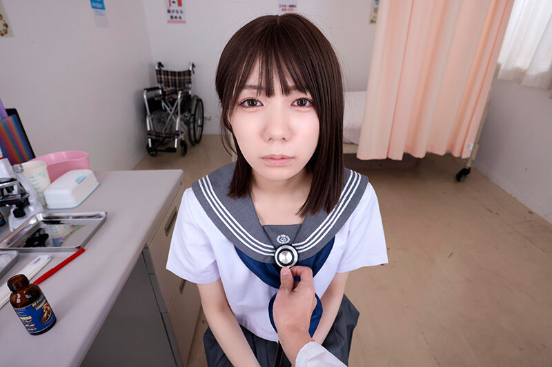 【VR】【8K】ほぼ毎日、保健室に来る病弱がちな女子校生に強烈な興奮剤を盛ったら異常なほど元気になってガンギマリでアへ顔ピース 日向由奈 サンプル 8