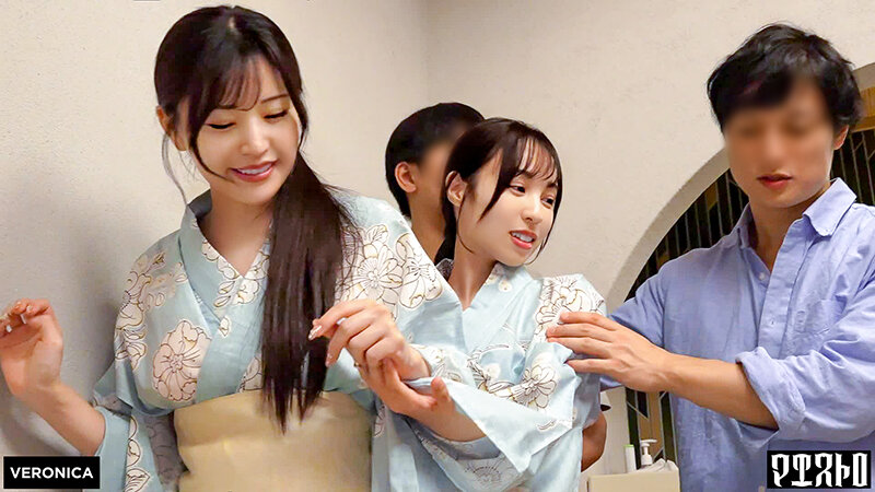 高級旅館で大乱交！住み込みバイトの美女達をやりたい放題エッチしまくる濃厚生中SEX！【しおり/ゆいか/いちか/のかぜ】いちか＆のかぜ篇 サンプル 3
