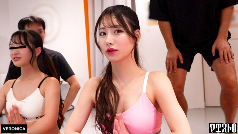 スタイル抜群で美意識高めの美女達と大乱交！汗香るピッチピチのレッスン着のまま生ハメ中出しSEX！【ひかる/かほ/りお/りん】Verりお＆りん サンプル 2
