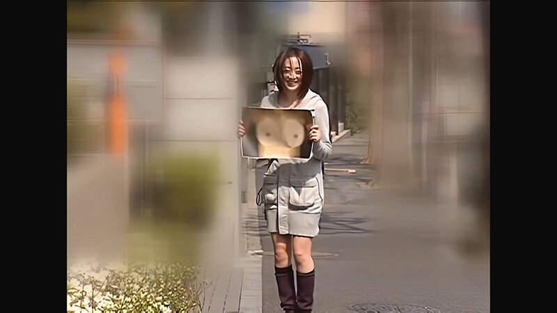 【AIリマスター】街角素人お嬢さんの恥じらい オッパイをコピーして見～せて！ サンプル 12
