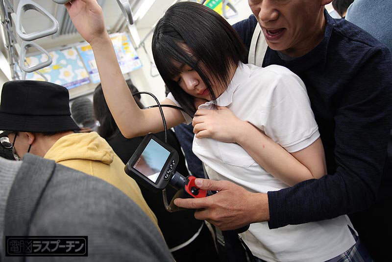 完全着衣内アングル！先端が自在に動くファイバースコープで敏感な乳首を責められ恥ずかしがりながらも感じてしまうちっぱい美少女2 部●帰りショートカット美少女 虹村ゆみ サンプル 3