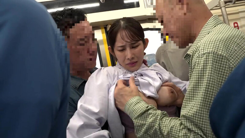 濃厚接吻痴● 満員電車で身動きが取れずイカされ快楽堕ち トロける舌絡めで懇願絶頂～ターゲットA子編～ サンプル 10